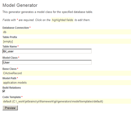 Model Generator